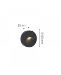ΑΠΛΙΚΑ ΠΛΑΣΤΙΚΗ LED 2W 80201930 ΓΚΡΙ ΙΡ65