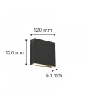 ΑΠΛΙΚΑ ΠΛΑΣΤΙΚΗ LED 4W 80200931 3000K ΓΚΡΙ ΙΡ65