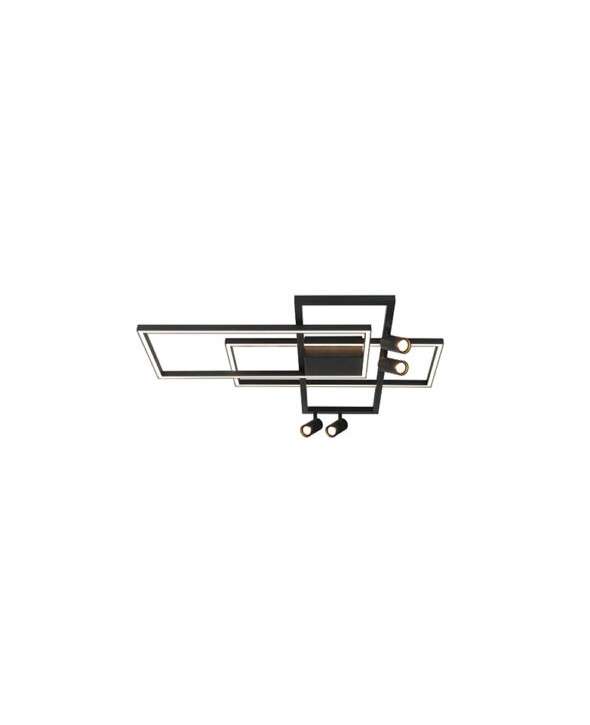 ΦΩΤΙΣΤΙΚΟ ΟΡΟΦΗΣ LED 32W+4X5W 3000K 22020 ΜΑΥΡΟ