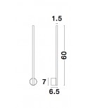 ΑΠΛΙΚΑ LED 10W 9081800 3000Κ ΜΑΥΡΗ