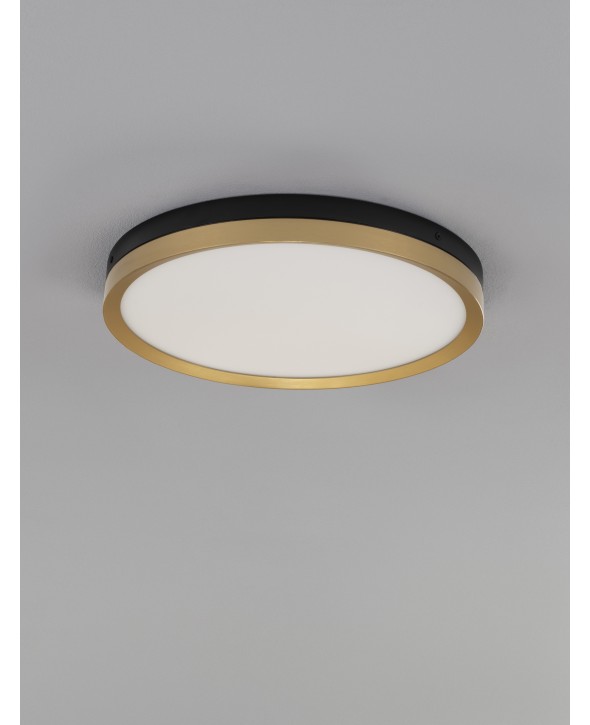 ΦΩΤΙΣΤΙΚΟ ΟΡΟΦΗΣ LED 31W 3000K 9695236 ΜΑΥΡΟ-ΧΡΥΣΟ