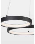 ΦΩΤΙΣΤΙΚΟ ΚΡΕΜΑΣΤΟ LED 28W 9248115 3000K ΜΑΥΡΟ
