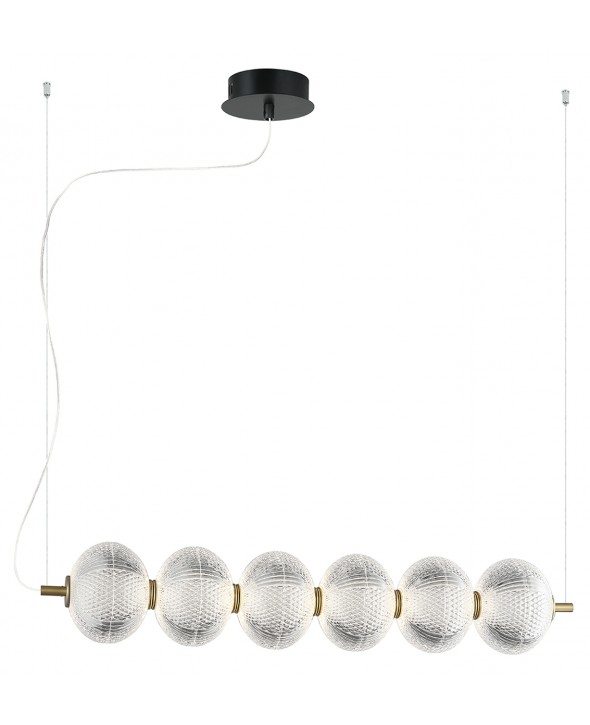 ΦΩΤΙΣΤΙΚΟ ΚΡΕΜΑΣΤΟ ΡΑΓΑ LED 23W  4297600 3000K ΔΙΑΦΑΝΟ-ΧΡΥΣΟ