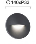 ΑΠΛΙΚΑ ΑΛΟΥΜΙΝΙΟΥ LED 3W 4298300 3000K ΑΝΘΡΑΚΙ IP65