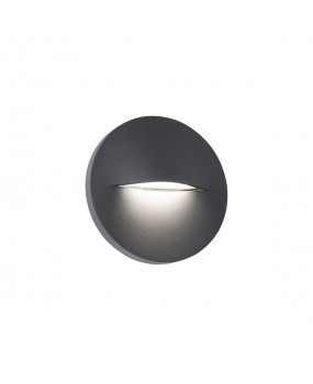 ΑΠΛΙΚΑ ΑΛΟΥΜΙΝΙΟΥ LED 3W 4298300 3000K ΑΝΘΡΑΚΙ IP65 2