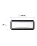 ΑΠΛΙΚΑ LED MINOS 4189700 ANΘΡΑΚΙ