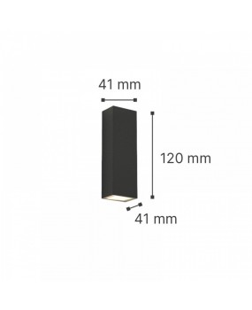 ΑΠΛΙΚΑ ΠΛΑΣΤΙΚΗ LED 5W 3000K ΓΚΡΙ 80201021 IP65 2