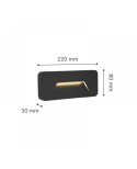 ΑΠΛΙΚΑ LED 3W 80202020 3000/4000K/6000K ΛΕΥΚΟ ΙΡ65