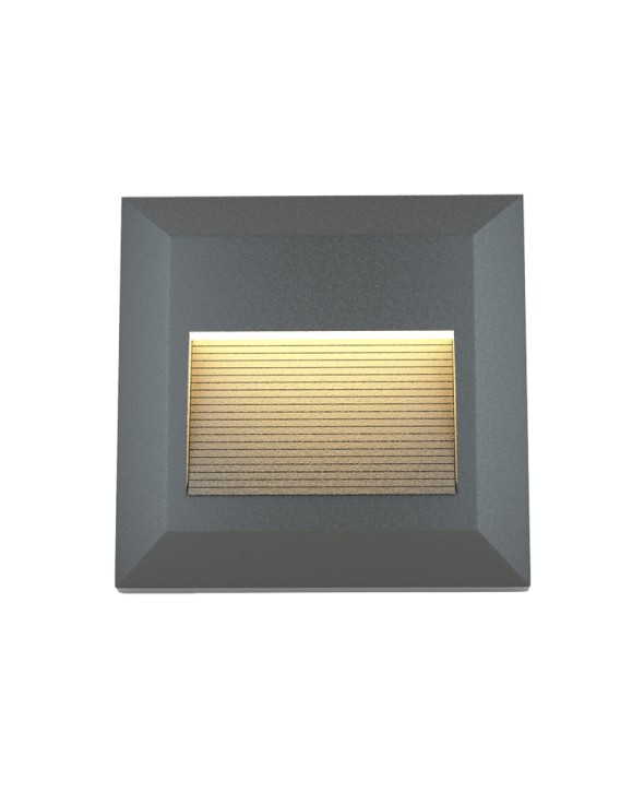 ΑΠΛΙΚΑ ΠΛΑΣΤΙΚΗ LED 2W 80201840 3000Κ -6000K ΑΝΘΡΑΚΙ  ΙΡ65