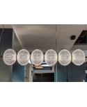 ΦΩΤΙΣΤΙΚΟ ΚΡΕΜΑΣΤΟ ΡΑΓΑ LED 23W  4297600 3000K ΔΙΑΦΑΝΟ-ΧΡΥΣΟ