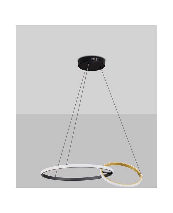 ΦΩΤΙΣΤΙΚΟ ΚΡΕΜΑΣΤΟ LED 36W 9001108 3200K ΜΑΥΡΟ-ΧΡΥΣΟ