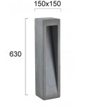ΚΟΛΩΝΑΚΙ ΔΑΠΕΔΟΥ  LED 6W 4290500 ΤΣΙΜΕΝΤΟ 3000K ΙΡ65