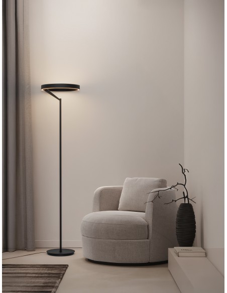 ΦΩΤΙΣΤΙΚΟ ΔΑΠΕΔΟΥ LED 38W 9695129 3000K ΜΑΥΡΟ DIMMABLE