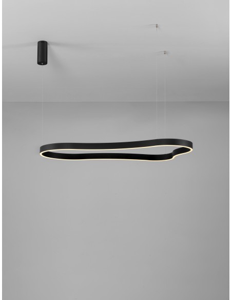 ΦΩΤΙΣΤΙΚΟ ΚΡΕΜΑΣΤΟ LED 61W 9345693 3000K ΜΑΥΡΟ TRIAC DIMMABLE