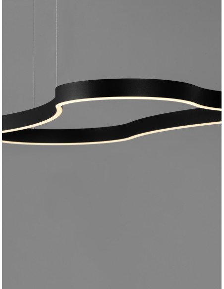 ΦΩΤΙΣΤΙΚΟ ΚΡΕΜΑΣΤΟ LED 61W 9345693 3000K ΜΑΥΡΟ TRIAC DIMMABLE
