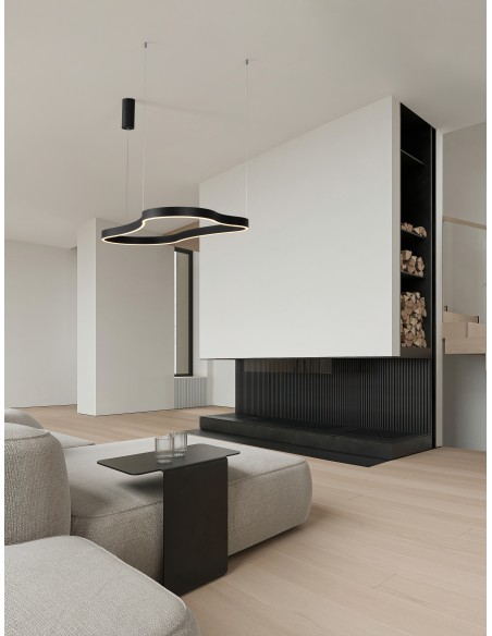 ΦΩΤΙΣΤΙΚΟ ΚΡΕΜΑΣΤΟ LED 61W 9345693 3000K ΜΑΥΡΟ TRIAC DIMMABLE