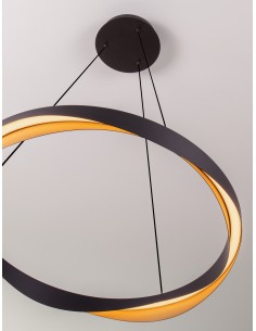 ΦΩΤΙΣΤΙΚΟ ΚΡΕΜΑΣΤΟ LED 53W 9186948 3000K ΜΑΥΡΟ-ΧΡΥΣΟ... 2