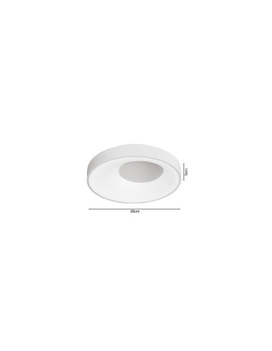 ΠΛΑΦΟΝΙΕΡΑ ΟΡΟΦΗΣ LED 42040 36W 3CCT ΓΚΡΙ
