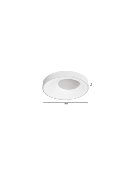 ΠΛΑΦΟΝΙΕΡΑ ΟΡΟΦΗΣ LED 42040 36W 3CCT ΓΚΡΙ