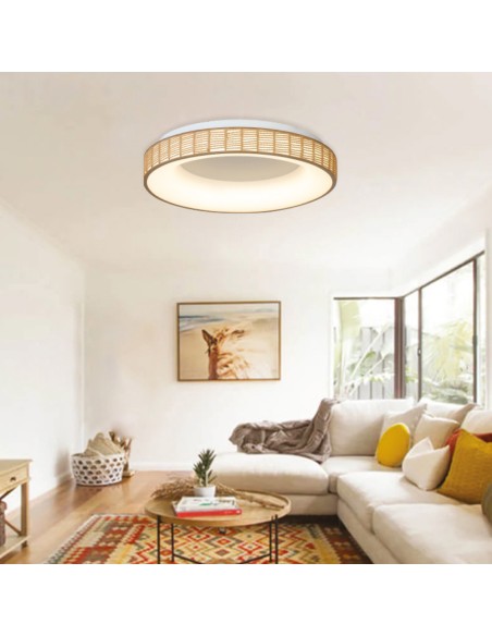 ΠΛΑΦΟΝΙΕΡΑ ΟΡΟΦΗΣ LED 42042 25W 3CCT ΣΧΟΙΝΙ