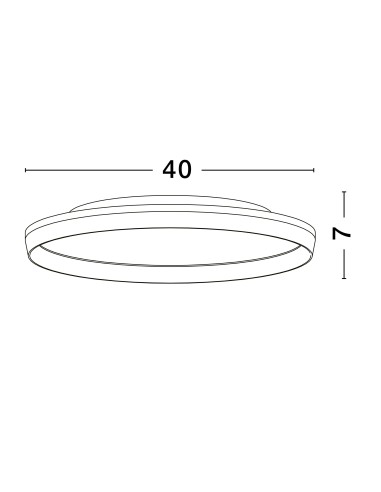 ΦΩΤΙΣΤΙΚΟ ΟΡΟΦΗΣ LED 36W 9030515 2700K+3000K...