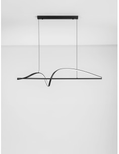 ΦΩΤΙΣΤΙΚΟ ΚΡΕΜΑΣΤΟ LED 26W 9001094 3000K DIMMABLE ΜΑΥΡΟ 2
