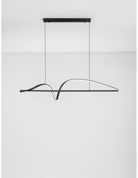 ΦΩΤΙΣΤΙΚΟ ΚΡΕΜΑΣΤΟ LED 26W 9001094 3000K DIMMABLE ΜΑΥΡΟ