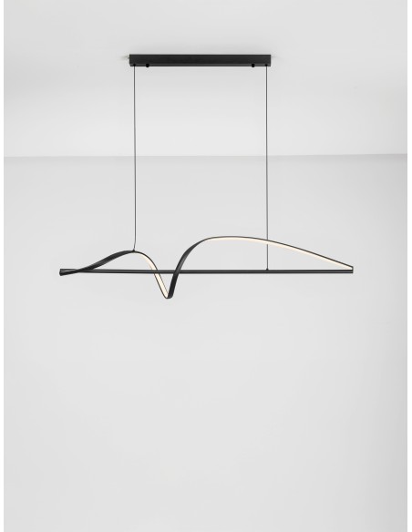 ΦΩΤΙΣΤΙΚΟ ΚΡΕΜΑΣΤΟ LED 26W 9001094 3000K DIMMABLE ΜΑΥΡΟ