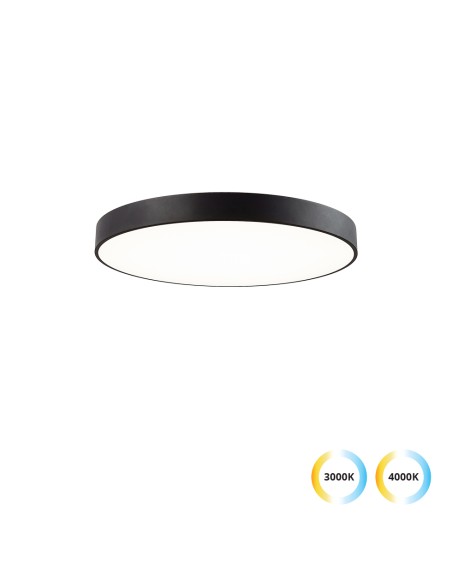 ΠΛΑΦΟΝΙΕΡΑ ΟΡΟΦΗΣ LED 30W 4235401 3000Κ ΜΑΥΡΟ