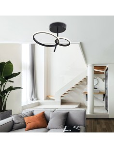 ΦΩΤΙΣΤΙΚΟ ΟΡΟΦΗΣ LED 25W 4275900 3000K ΜΑΥΡΟ 2