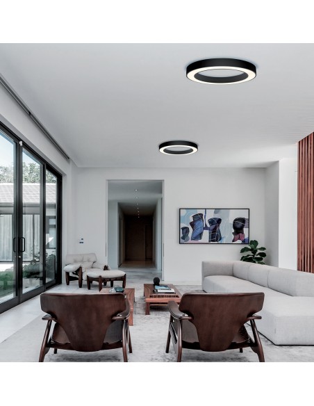 ΦΩΤΙΣΤΙΚΟ ΟΡΟΦΗΣ LED 38W 4214101 ΜΑΥΡΟ 3000Κ