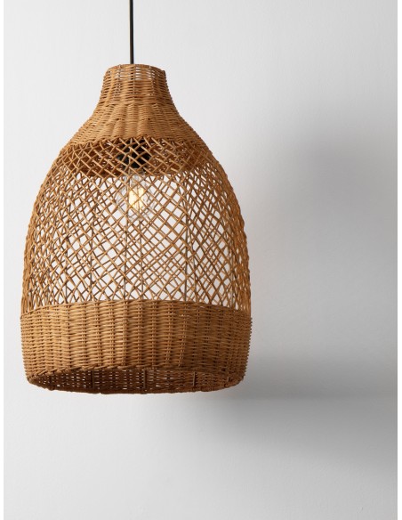 ΦΩΤΙΣΤΙΚΟ ΚΡΕΜΑΣΤΟ 9586652 RATTAN ΦΥΣΙΚΟ