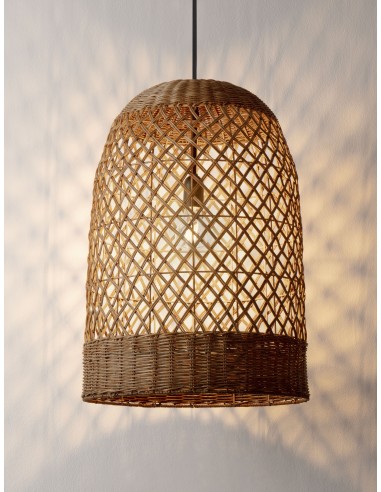 ΦΩΤΙΣΤΙΚΟ ΚΡΕΜΑΣΤΟ 9586655 RATTAN ΚΑΦΕ