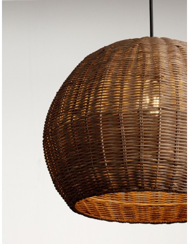 ΦΩΤΙΣΤΙΚΟ ΚΡΕΜΑΣΤΟ 9586667 RATTAN ΚΑΦΕ