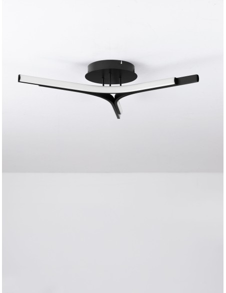 ΦΩΤΙΣΤΙΚΟ ΟΡΟΦΗΣ LED 29W 9100146 3000K ΜΑΥΡΟ DIMMABLE