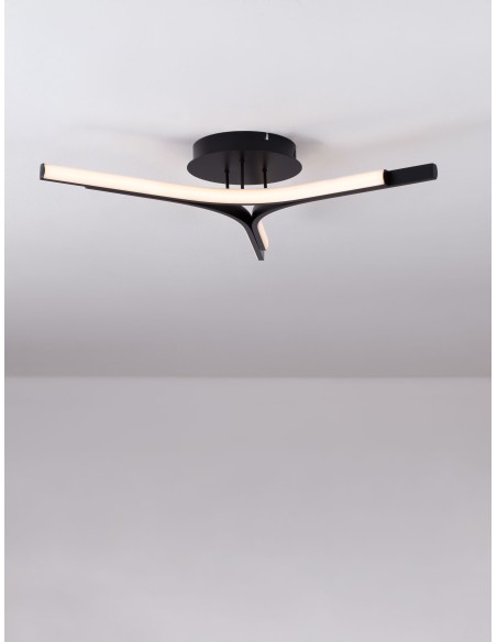 ΦΩΤΙΣΤΙΚΟ ΟΡΟΦΗΣ LED 29W 9100146 3000K ΜΑΥΡΟ DIMMABLE