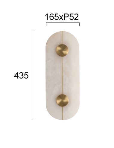 ΑΠΛΙΚΑ LED 14W 4295400 3000K ΜΑΡΜΑΡΟ ΜΕΤΑΛΛΟ...