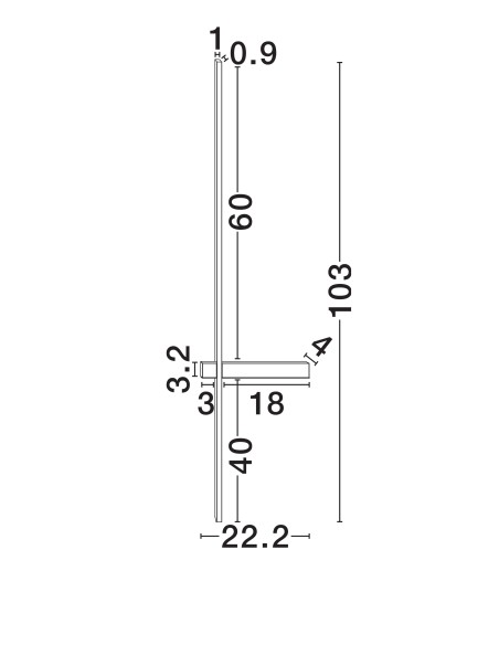 ΑΠΛΙΚΑ LED 10W 9003017 CCT 2700-3000K ΧΡΥΣΟ