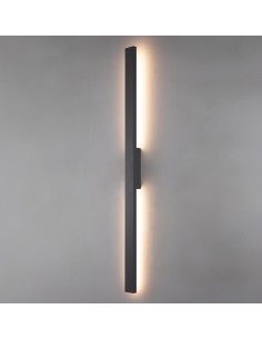 ΑΠΛΙΚΑ ΑΛΟΥΜΙΝΙΟΥ LED 18W 4336000 3000K ΜΑΥΡΗ ΙΡ65