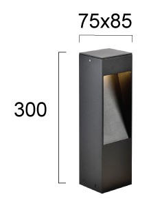 ΦΩΤΙΣΤΙΚΟ ΕΔΑΦΟΥΣ LED 7W 4320800 3000K ΑΝΘΡΑΚΙ ΙΡ65 2