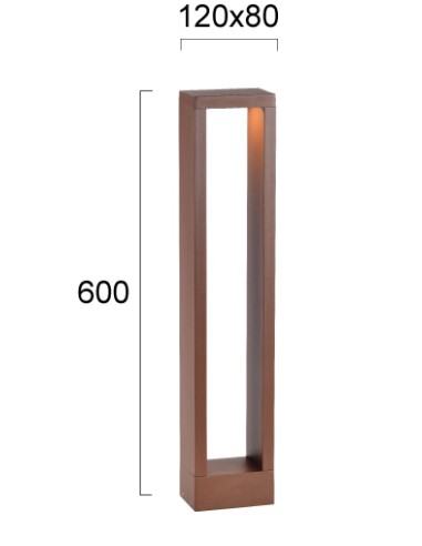 ΦΩΤΙΣΤΙΚΟ ΕΔΑΦΟΥΣ LED 10W 4332800 3000K ΚΑΦΕ IP65