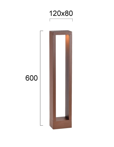 ΦΩΤΙΣΤΙΚΟ ΕΔΑΦΟΥΣ LED 10W 4332800 3000K ΚΑΦΕ IP65
