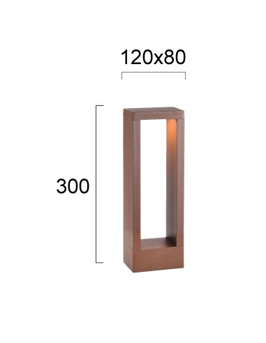 ΦΩΤΙΣΤΙΚΟ ΕΔΑΦΟΥΣ LED 10W 4332700 3000K ΚΑΦΕ ΙΡ65