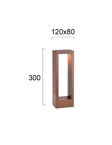 ΦΩΤΙΣΤΙΚΟ ΕΔΑΦΟΥΣ LED 10W 4332700 3000K ΚΑΦΕ ΙΡ65