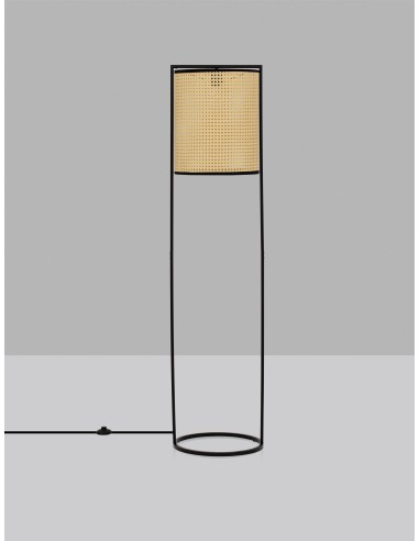 ΦΩΤΙΣΤΙΚΟ ΔΑΠΕΔΟΥ 9001119 RATTAN ΜΑΥΡΟ