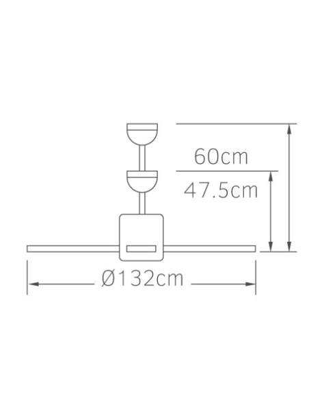 ΑΝΕΜΙΣΤΗΡΑΣ ΟΡΟΦΗΣ LED 18W 02-00324 3000-4000-6000K ΛΕΥΚΟ ΙΡ55
