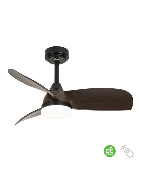 ΑΝΕΜΙΣΤΗΡΑΣ ΟΡΟΦΗΣ LED 18W 02-00320 3000-4000-6500K 1500LUMEN WENGE ΜΑΥΡΟ  36' ΜΕ ΤΗΛΕΧΕΙΡΙΣΤΗΡΙΟ