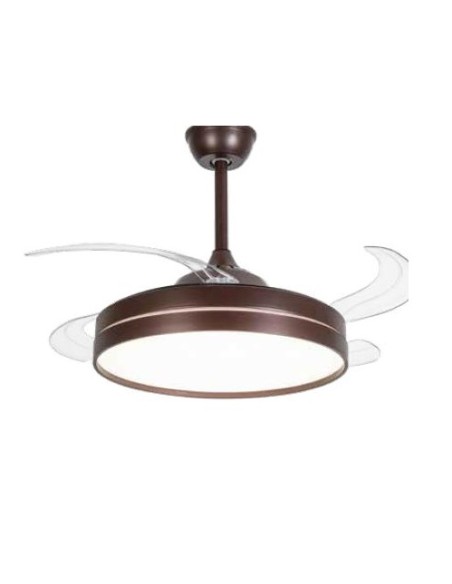 ΑΝΕΜΙΣΤΗΡΑΣ ΟΡΟΦΗΣ LED 60W 42' 3000K-4000K-6500K 6800LUMEN  02-00316 ΚΑΦΕ ΑΝΑΔΙΠΛΟΥΜΕΝΟΣ