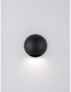 ΑΠΛΙΚΑ ΤΟΙΧΟΥ ΣΤΕΓΑΝΗ LED 3W 9136410 ΜΑΥΡΟ 2