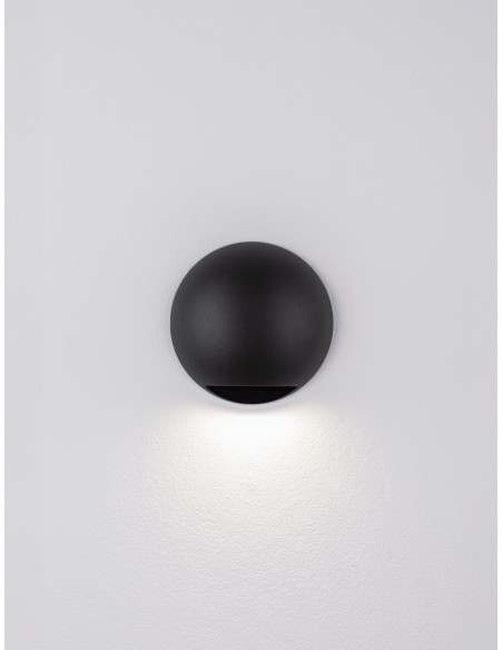 ΑΠΛΙΚΑ ΤΟΙΧΟΥ ΣΤΕΓΑΝΗ LED 3W 9136410 ΜΑΥΡΟ